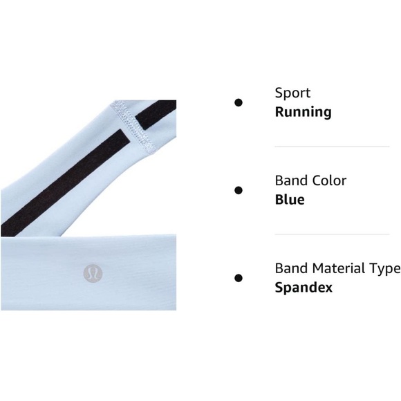 🔥NO OFFERS!!🍋3- NEW-Lululemon fly away tamer headband Blk and blue only! - Picture 14 of 15